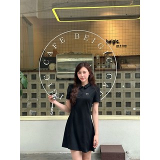 Váy polo Lila Dáng Xòe In Tên, Hình Theo Yêu Cầu, Dáng Ôm Body, Đồ đôi nam nữ set couple áo nam đầm nữ tôn dáng quyến rũ