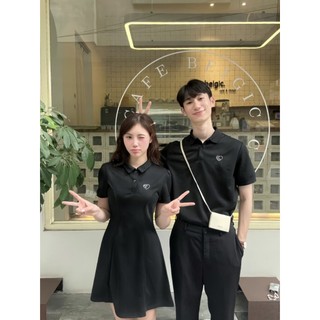 Váy polo Lila Dáng Xòe In Tên, Hình Theo Yêu Cầu, Dáng Ôm Body, Đồ đôi nam nữ set couple áo nam đầm nữ tôn dáng quyến rũ