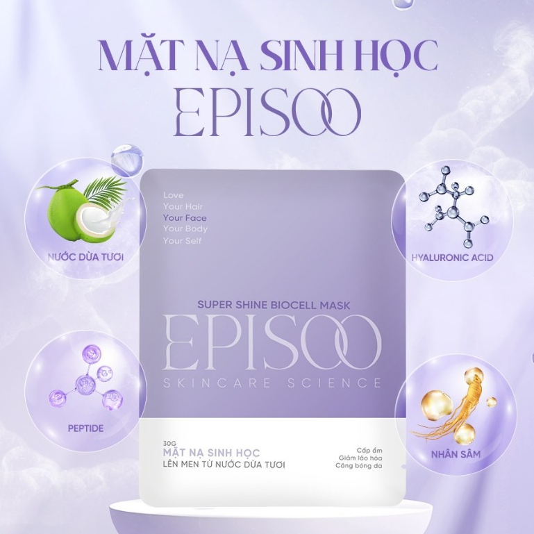 Mặt nạ sinh học Episoo 30g | Shopee Việt Nam