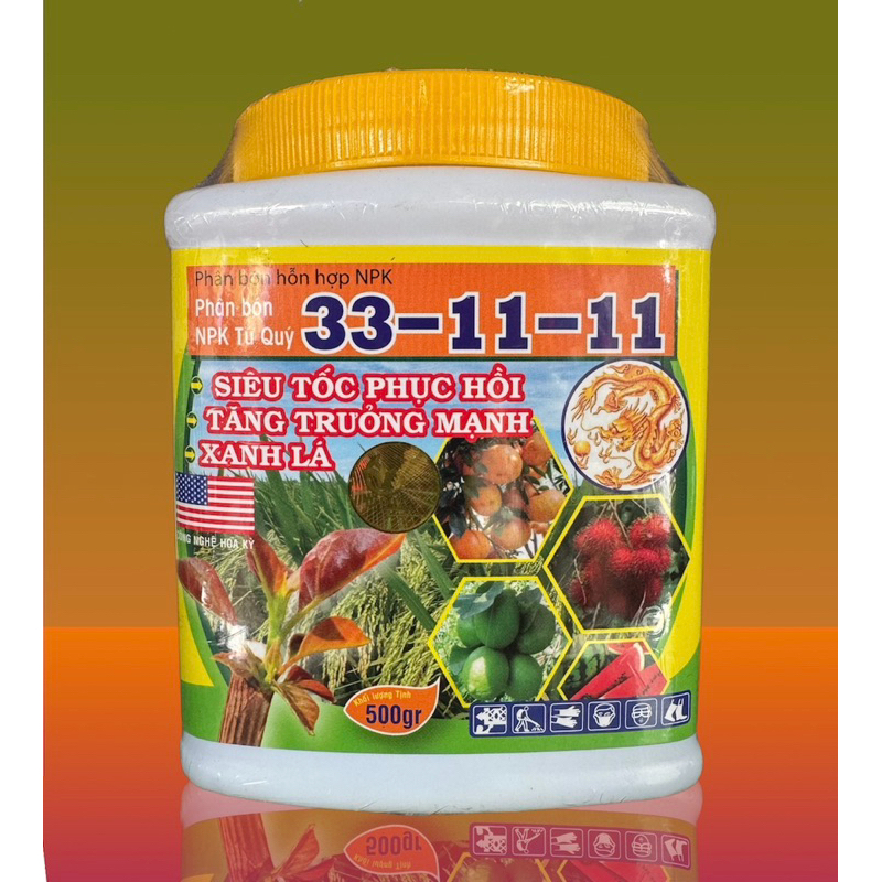 Phân Bón NPK 33-11-11 ( Hộp 500gr ) | Shopee Việt Nam