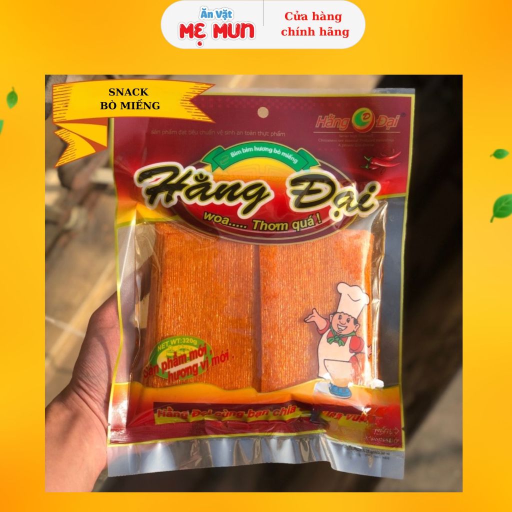 Snack Hương Bò Miếng Hằng Đại Túi To, Đồ Ăn Vặt Tuổi Thơ, Ăn Vặt Cổng Trường