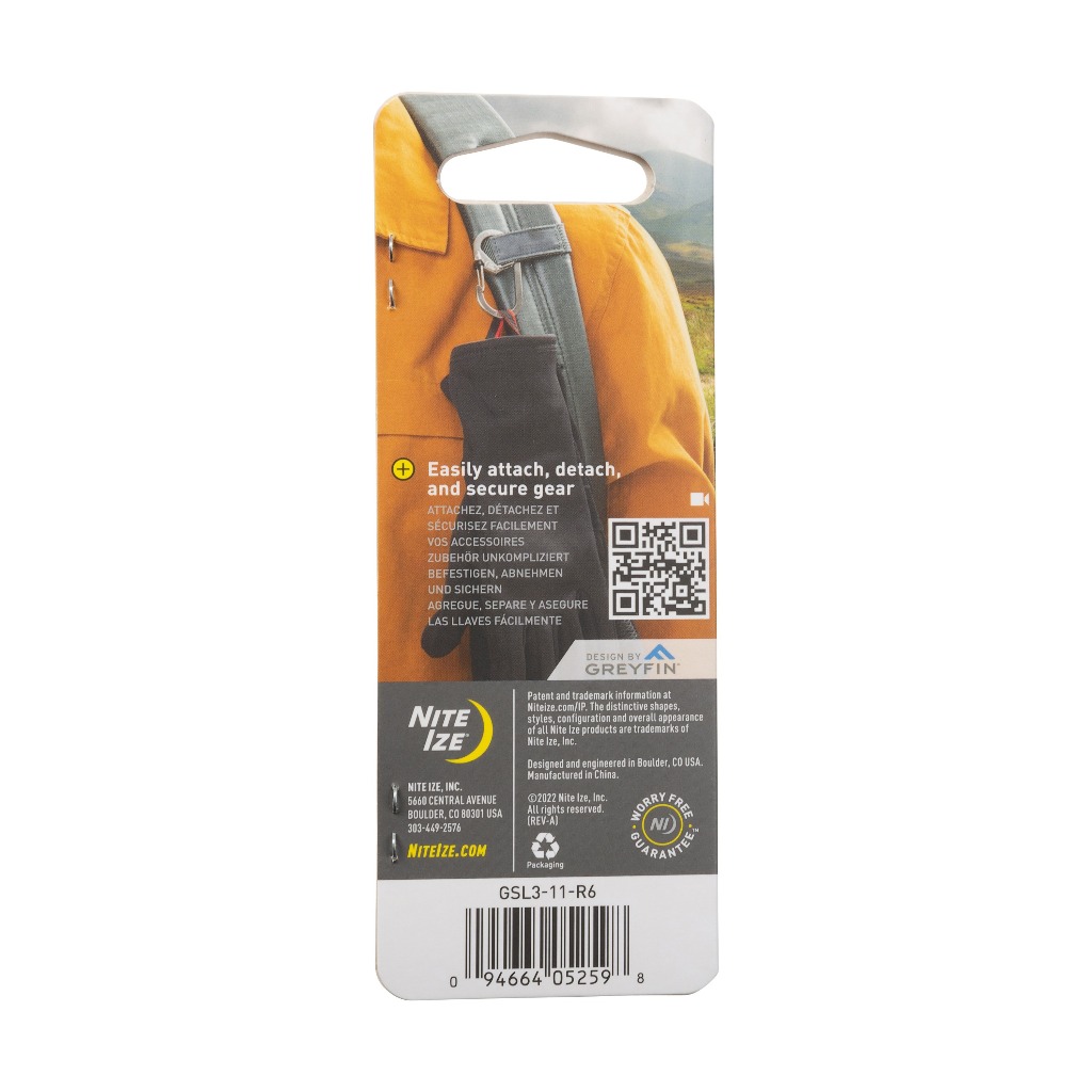 Móc khóa - Nite Ize  GSL3-11-R6 - G-Series SlideLock Size 3