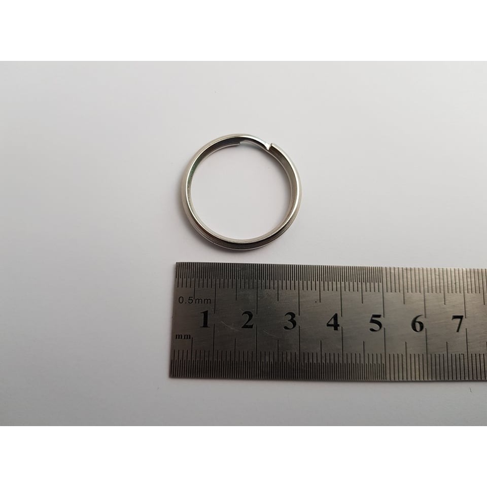 Móc khóa EDC - Ring thép không gỉ  (High Gloss Split Rings)
