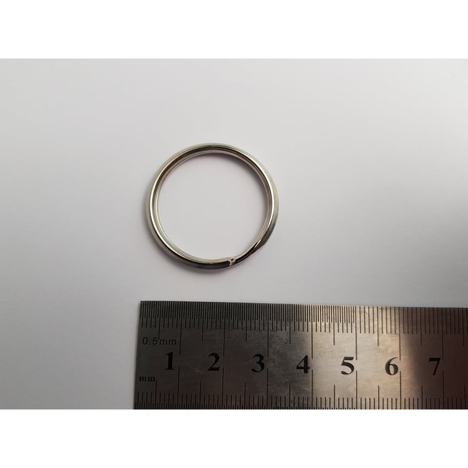Móc khóa EDC - Ring thép không gỉ  (High Gloss Split Rings)