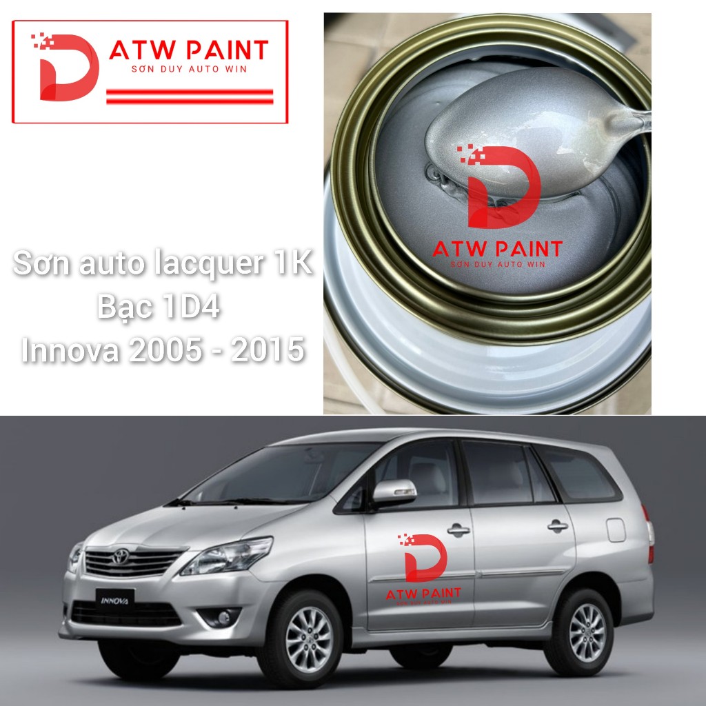 Sơn bạc 1D4 toyota vios innova fortuner - Sơn ô tô lon 250g | Shopee ...