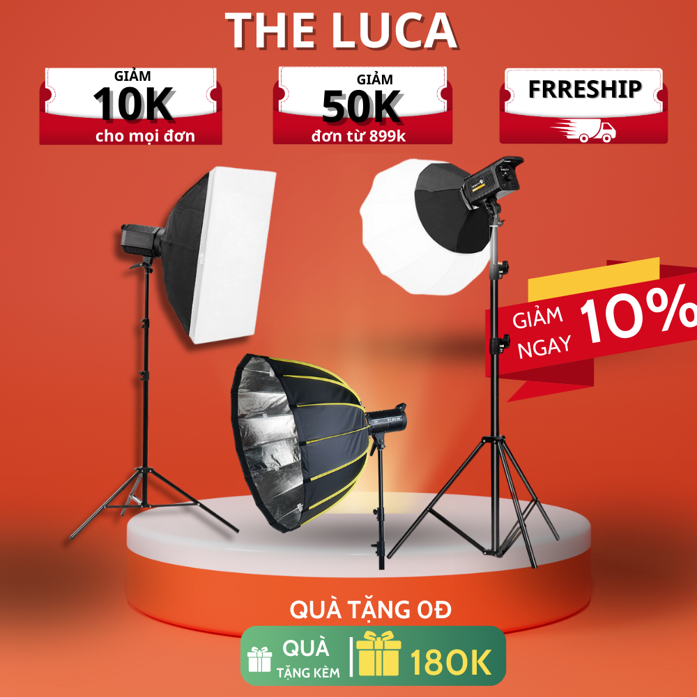 HỎA TỐC HN - Đèn Livestream Đèn softbox hình cầu,vuông,tổ ong chân 2m8,Trợ Sáng Studio,Livestream,Chụp Ảnh Chuyên Nghiệp