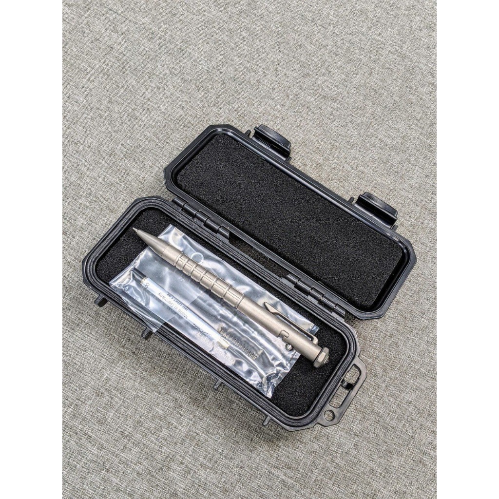 Bút Titanium  Tacray Bolt Action đầu con quay ( ruột bi + ruột bút chì )