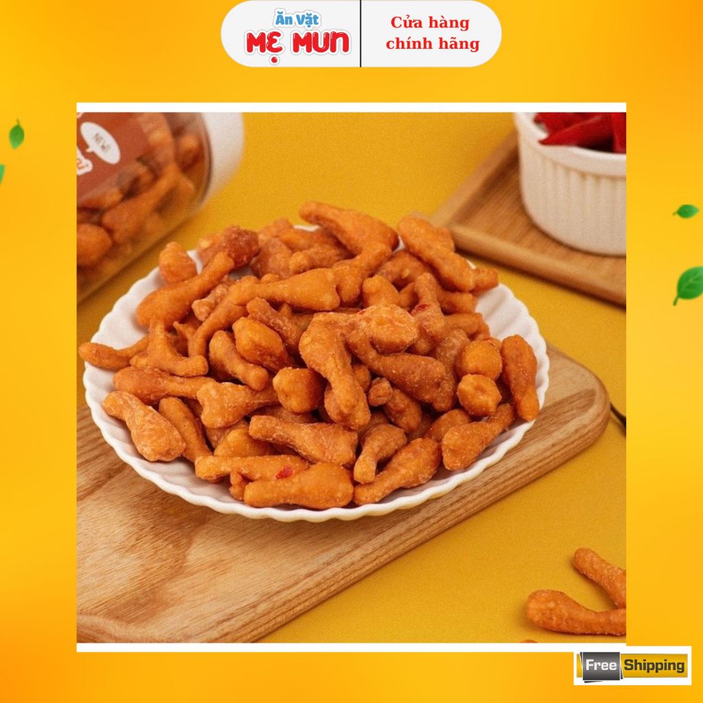 500Gr Quẩy Đùi Gà Vị Phomai Cay Ăn Cuốn Cực Đã - Tiệm Ăn Vặt Mẹ Mun