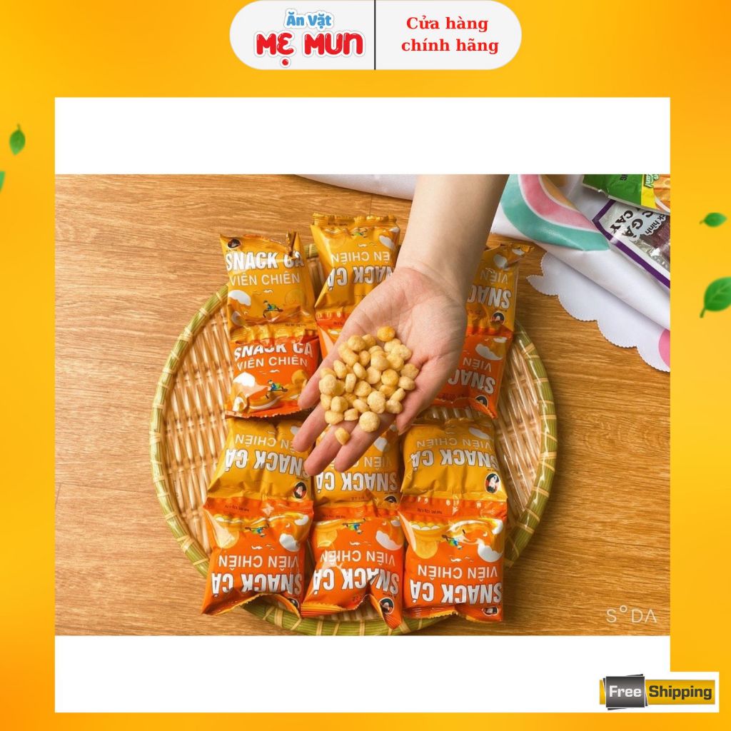 Snack Cá Viên Chiên Chính Hãng Ba Anh Em Food - Đồ Ăn Vặt Hot Cổng Trường