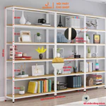 [ Kho kệ giá sỉ ] Kệ khung sắt trưng đồ shop, cửa hàng. Kệ kho, kệ lắp ráp đa năng để hàng 4,5,6 tầng. VNS-020 — ảnh 1
