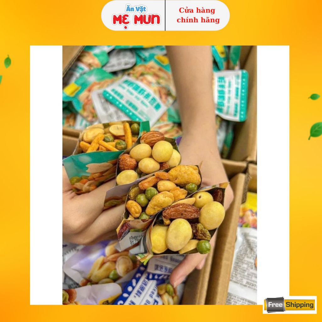 1kg hạt ngũ cốc mix trái cây sấy, hạt đậu dinh dưỡng mix vị, mix trái cây sấy