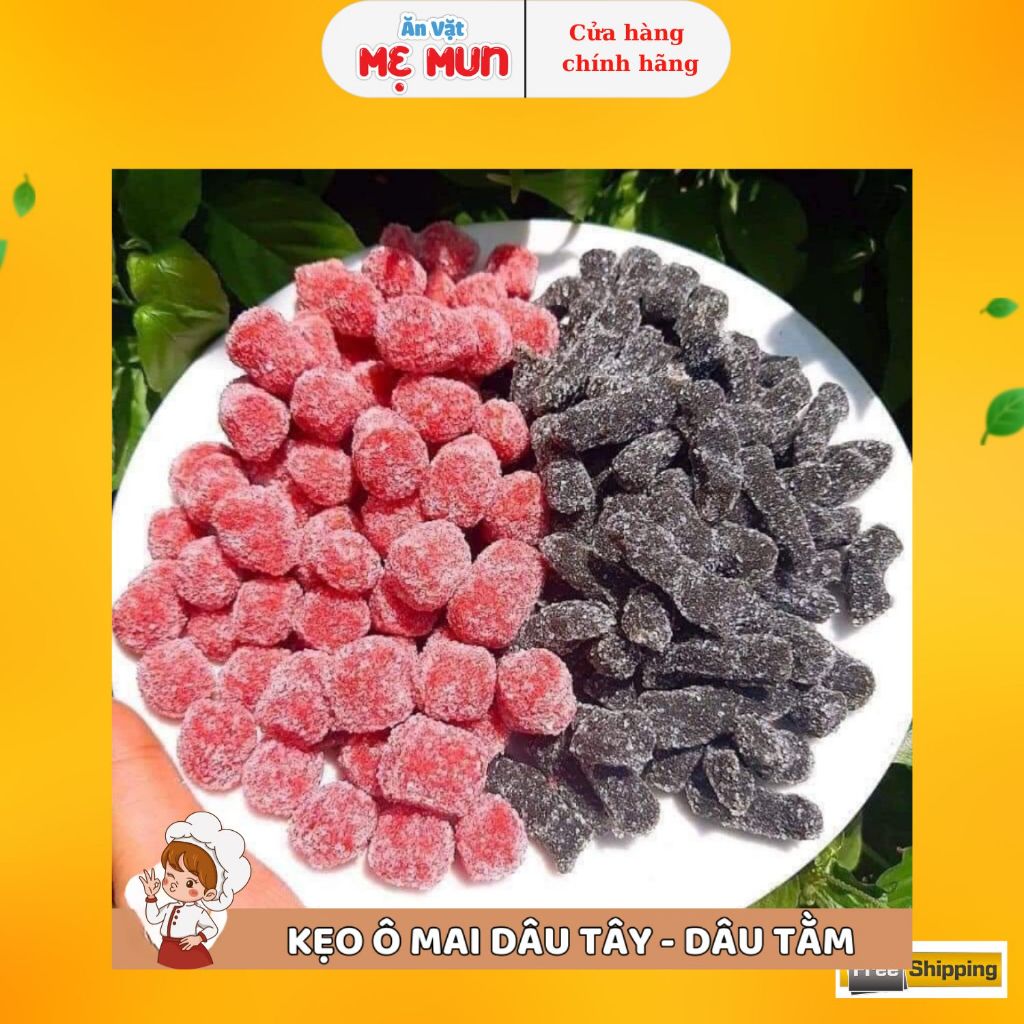 500Gr Ô Mai Dâu Tây Đặc Sản Đà Lạt Đóng Túi Zip Sạch Sẽ