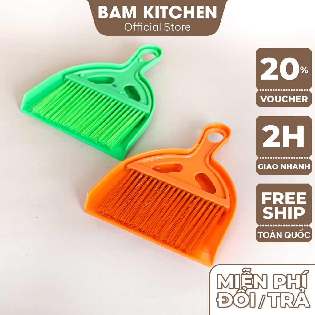 Dụng cụ hốt rác mini Bam KITCHEN dành cho văn phòng và bàn làm việc cao ...