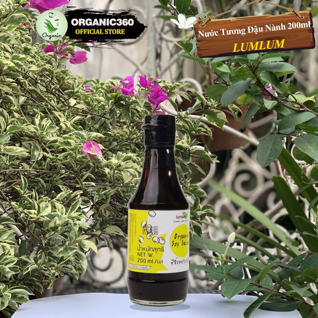 Ảnh Nước Tương Đậu Nành Hữu Cơ LUMLUM Organic Soy Sauce 200ml 3