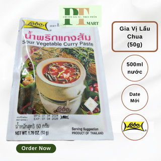 Gia vị Lẩu Thái Lobo - Có 2 vị: Gói Tom Yum 30gr / Gói Lẩu chua 50gr --> Gói