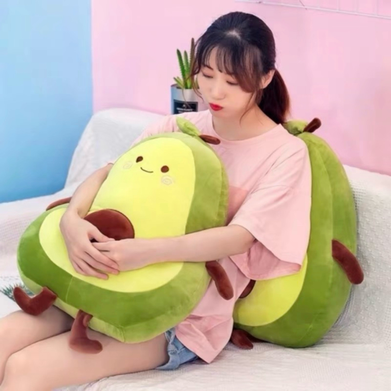 Gấu Bông Quả Bơ siêu đáng yêu cute cao cấp, thú nhồi bông, gối ôm cho bé Size 15cm-25cm-50cm - B1