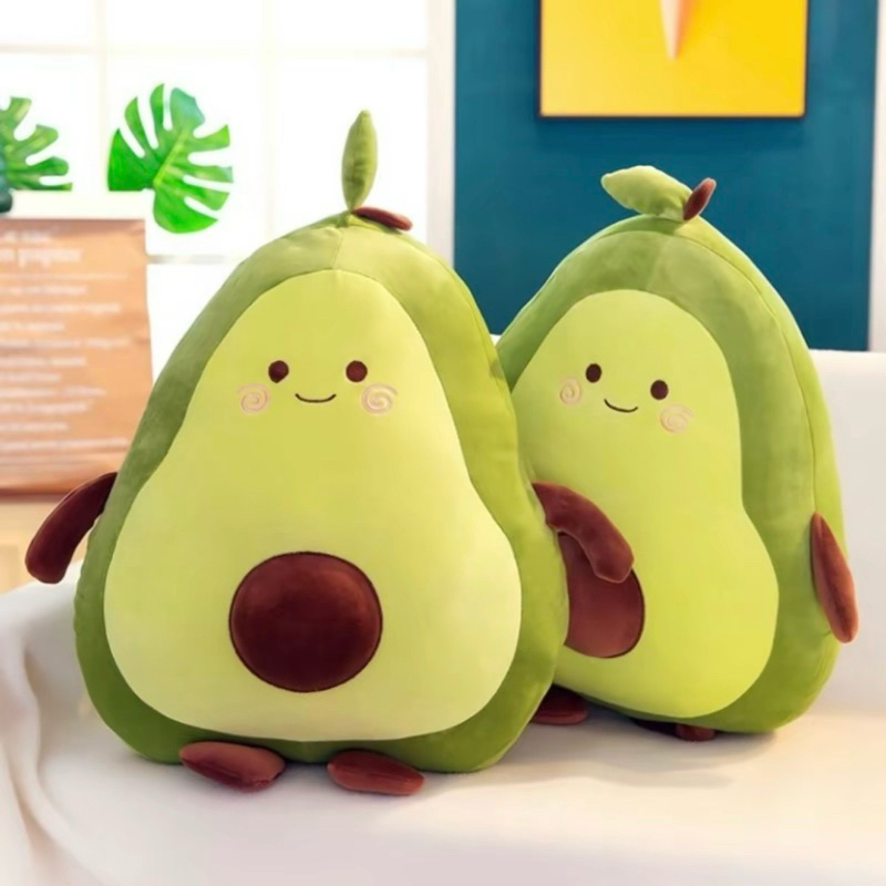 Gấu Bông Quả Bơ siêu đáng yêu cute cao cấp, thú nhồi bông, gối ôm cho bé Size 15cm-25cm-50cm - B1