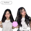 Tóc giả Tóc Kẹp phím 9 xoăn Hippe - Nguyen Dolly - Độ dài 45cm