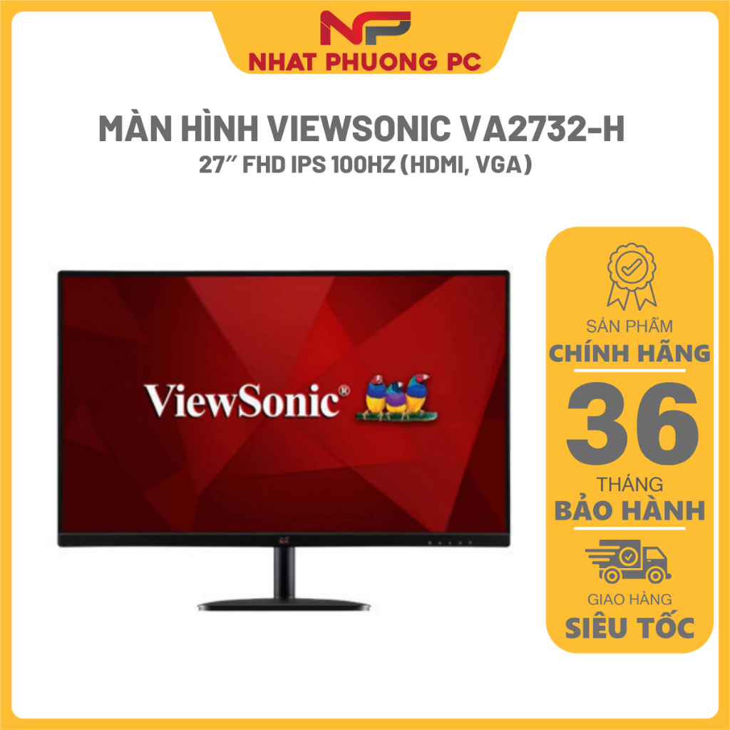 Màn hình Viewsonic VA2732-H 27″ FHD IPS 100Hz (HDMI, VGA) | Shopee Việt Nam