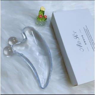Bộ Massage Nâng Cơ Mặt Bằng Đá Giúp Giảm Nếp Nhăn , Chống Lão Hóa, Trẻ Hóa Làn Da Hiệu Quả - Đá Guasha Nâng Cơ Mặt