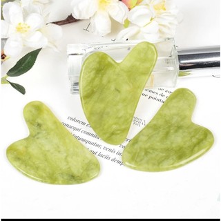 Bộ Massage Nâng Cơ Mặt Bằng Đá Giúp Giảm Nếp Nhăn , Chống Lão Hóa, Trẻ Hóa Làn Da Hiệu Quả - Đá Guasha Nâng Cơ Mặt