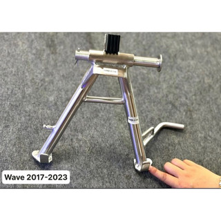chân chống đứng inox 304 các dòng xe máy ( kèm cốt và lo so ionx)