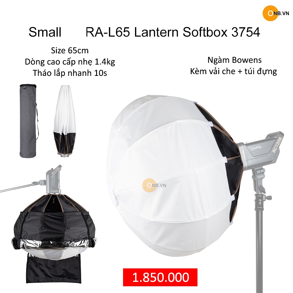 Small -Rig RA-L65 Lantern Softbox 3754 - Softbox cầu 65cm Chinaball ...
