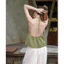 Áo yếm khoen cổ linen SENSI TOP