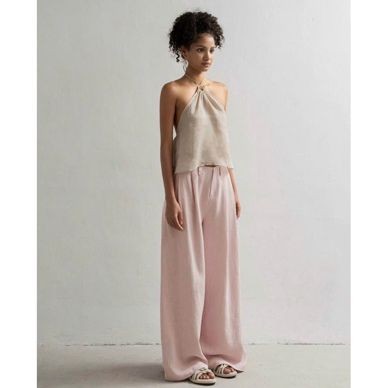 [Mya house] Áo yếm khoen cổ linen SENSI TOP