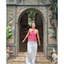 Áo yếm khoen cổ linen SENSI TOP