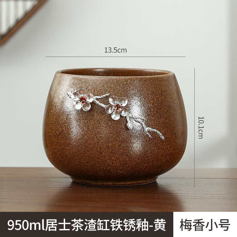 Chậu Đựng Bã Trà, Nươc Thải Bàn Trà Dung Tích 1000 ml