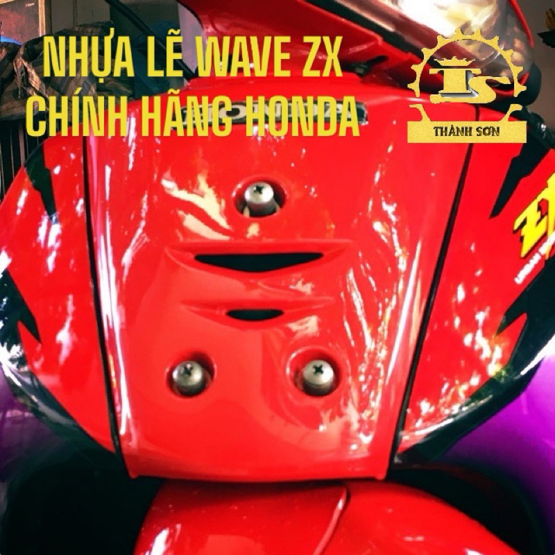 Thành Sơn center] Bộ ốp sườn Wave ZX màu đỏ đen 64600KTL780ZB