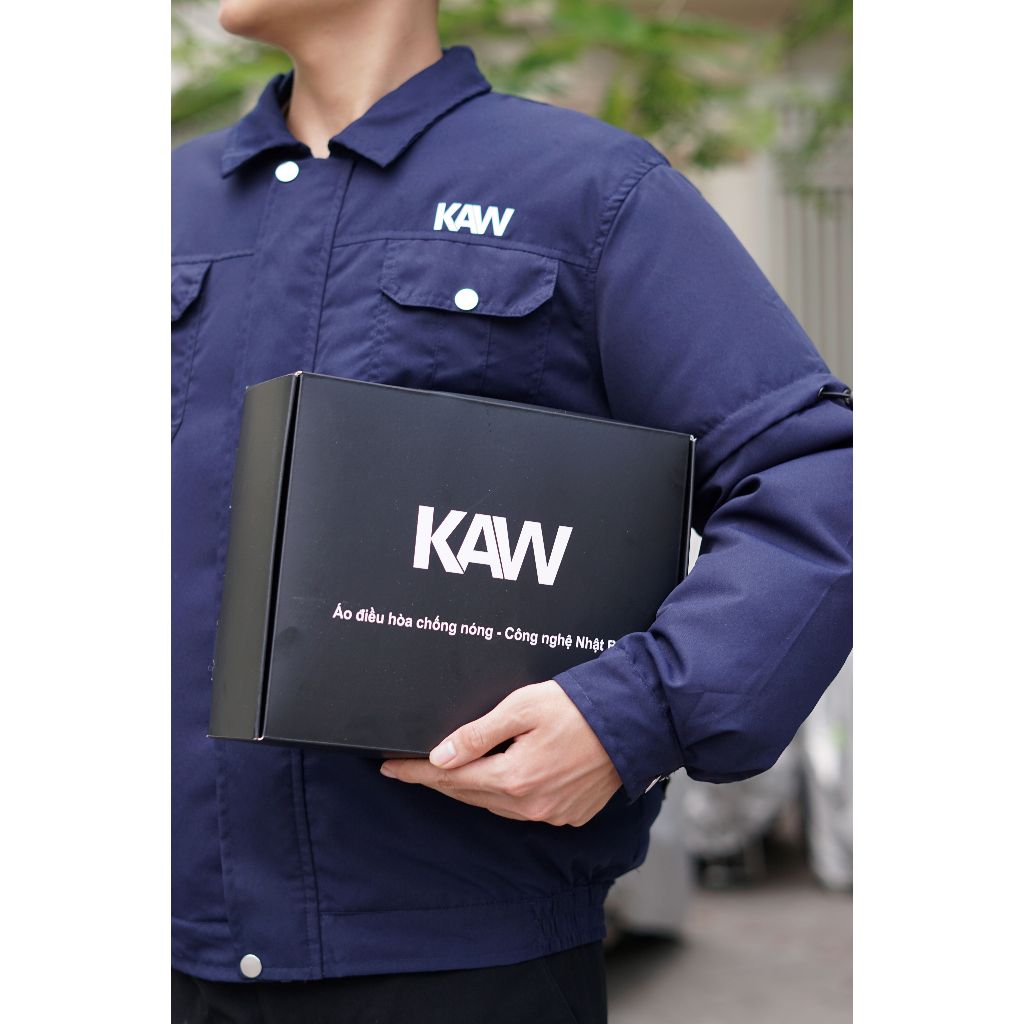Áo điều hòa KAW Chính Hãng (lẻ áo - không phụ kiện) quạt mát, chống nắng nóng, an toàn