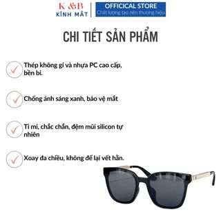 Kính Mát Nam Nữ Lilyeyewear  Thời Trang chống tia UV400 Thích Hợp Cho Mọi Khuôn Mặt - SALE 40%