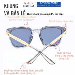 Kính Mát Nam Nữ Lilyeyewear  Thời Trang chống tia UV400 Thích Hợp Cho Mọi Khuôn Mặt - SALE 40%