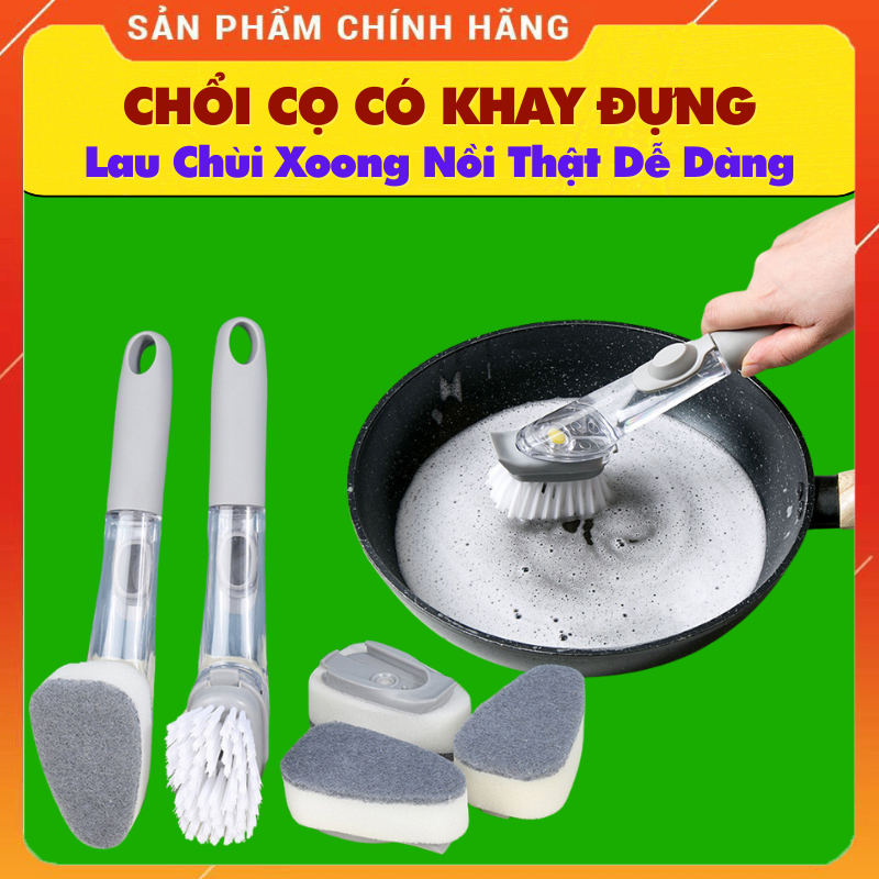 Bàn Chải Cọ Rửa Nhà Bếp Đa Năng - Bàn Chải Cọ Rửa Xoong Nồi, Bát Đĩa Có ...