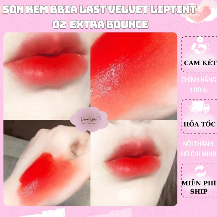 Son kem lì bbia 02, son kem hàn quốc xách tay - Vivan Store
