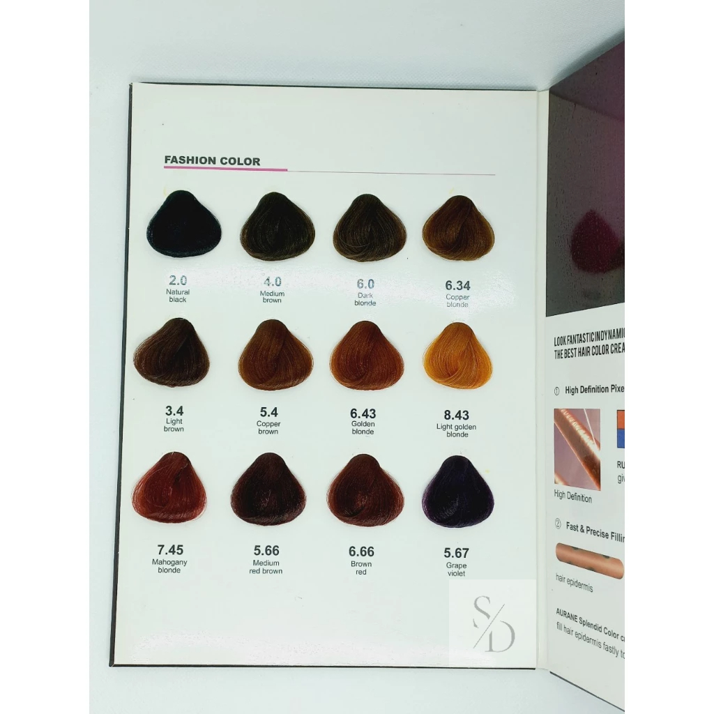 Nhuộm Tóc Hộp SPLENDID Tại Nhà AURANÉ | Made in France | 60ml x 2