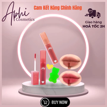 Son Thạch mỏng nhẹ mướt mịn lâu trôi đủ màu 4U2 Jelly Tint 4g Thái Lan