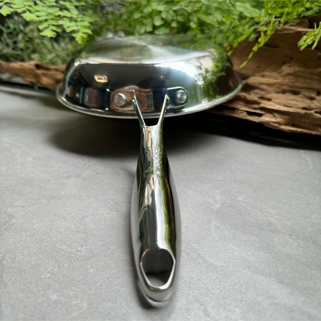 Chảo Tổ Ong, Chảo Toe KINSGEM by Chockmen Inox 18/10 Size 20-22-24-28Cm Dày Dặn Đáy Liền Dùng Từ