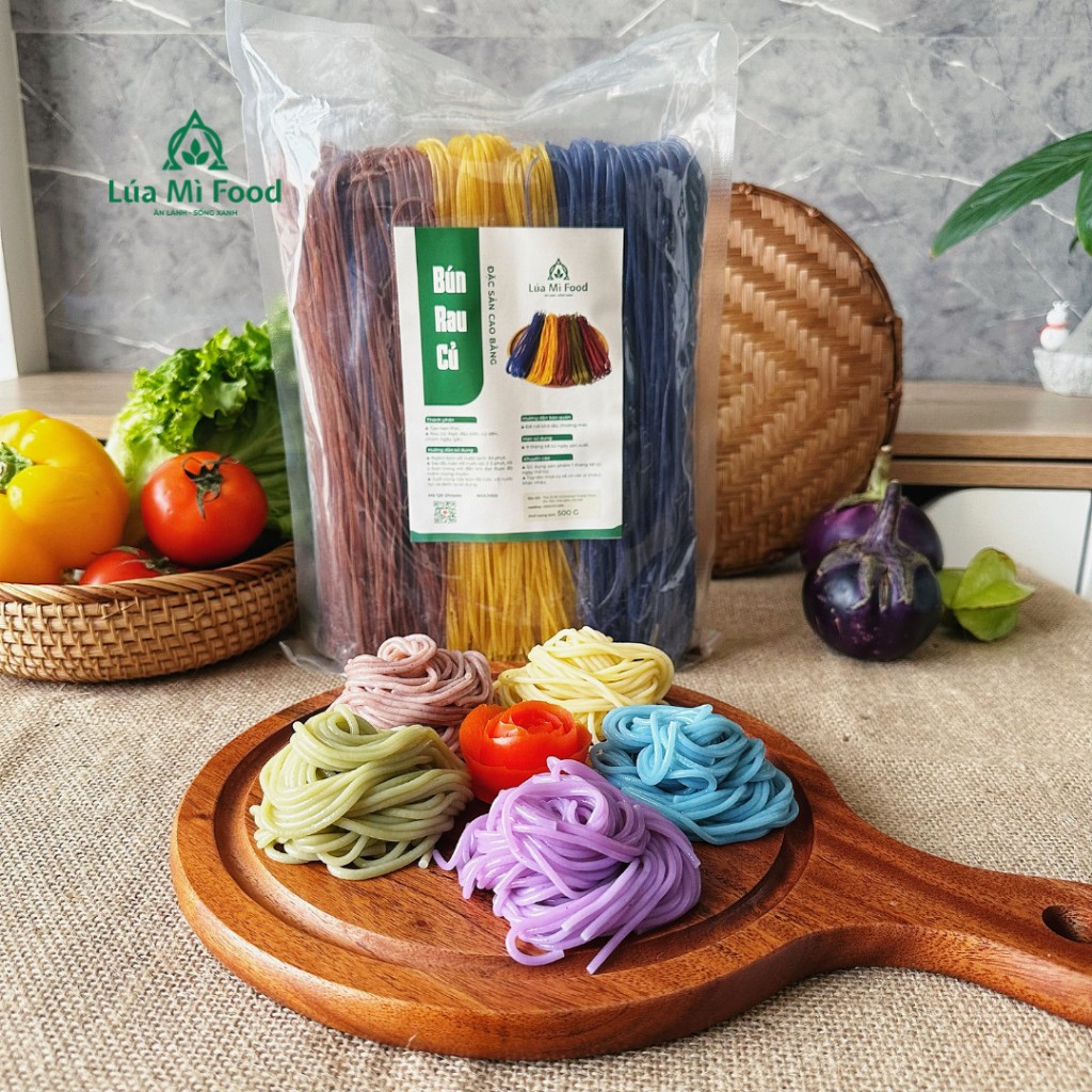 Bún rau củ 5 vị healthy Lúa Mì Food đặc sản Cao Bằng 1kg | Shopee Việt Nam
