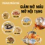 Trà hạ mỡ máu cholesterol, giảm mỡ nội tạng Fengcha đào thải ra ngoài toàn bộ mô mỡ xấu trong ngũ tạng