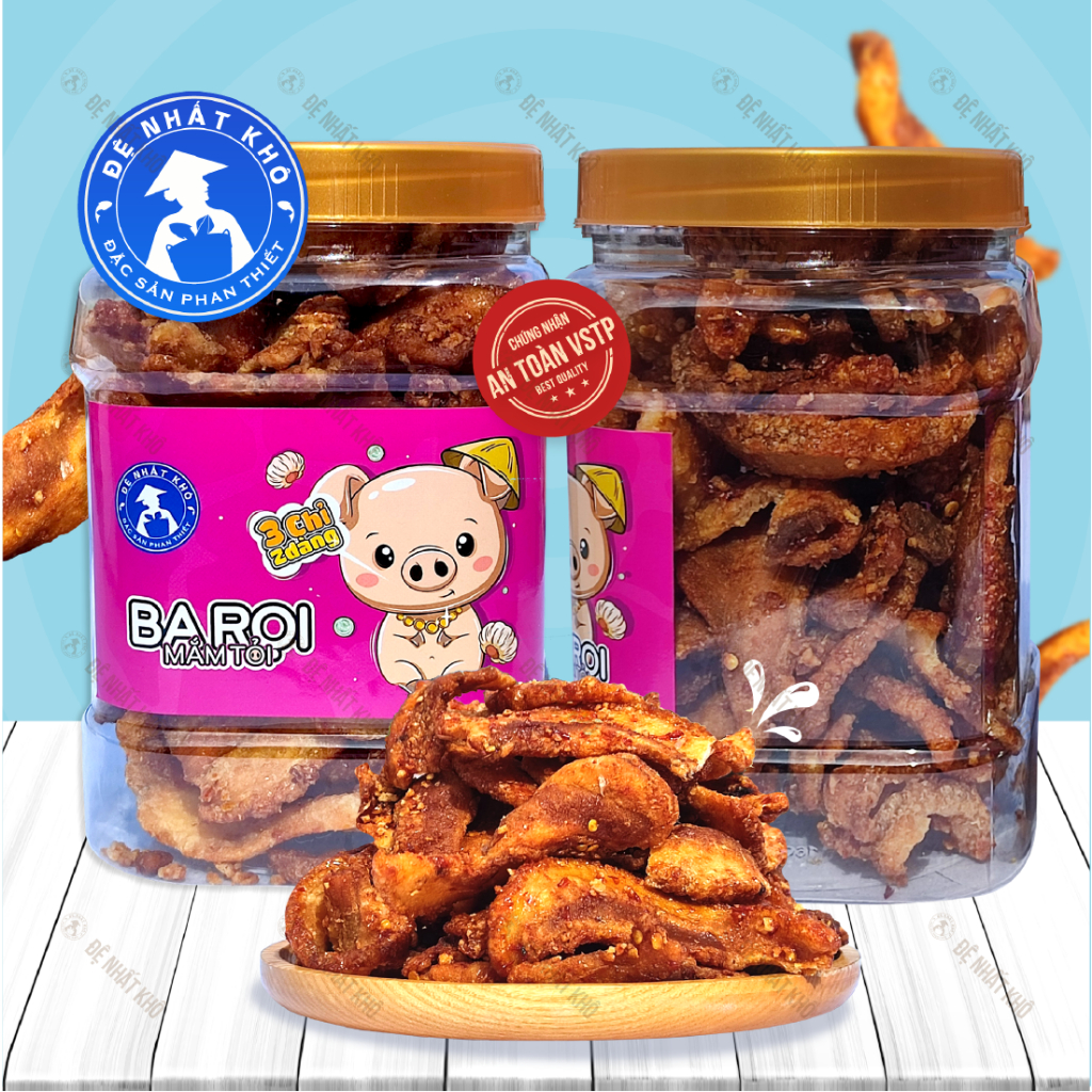 Ba Rọi Mắm Tỏi đồ ăn vặt Đệ Nhất Khô Đặc Sản Phan Thiết AV29 | Shopee ...