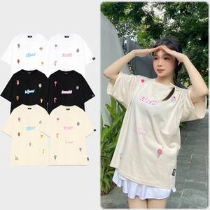 Áo Thun LUCID Local Brand Unisex CANDY and ICE CREAM Nam Nữ Tay Lỡ From Rộng Chất Cotton
