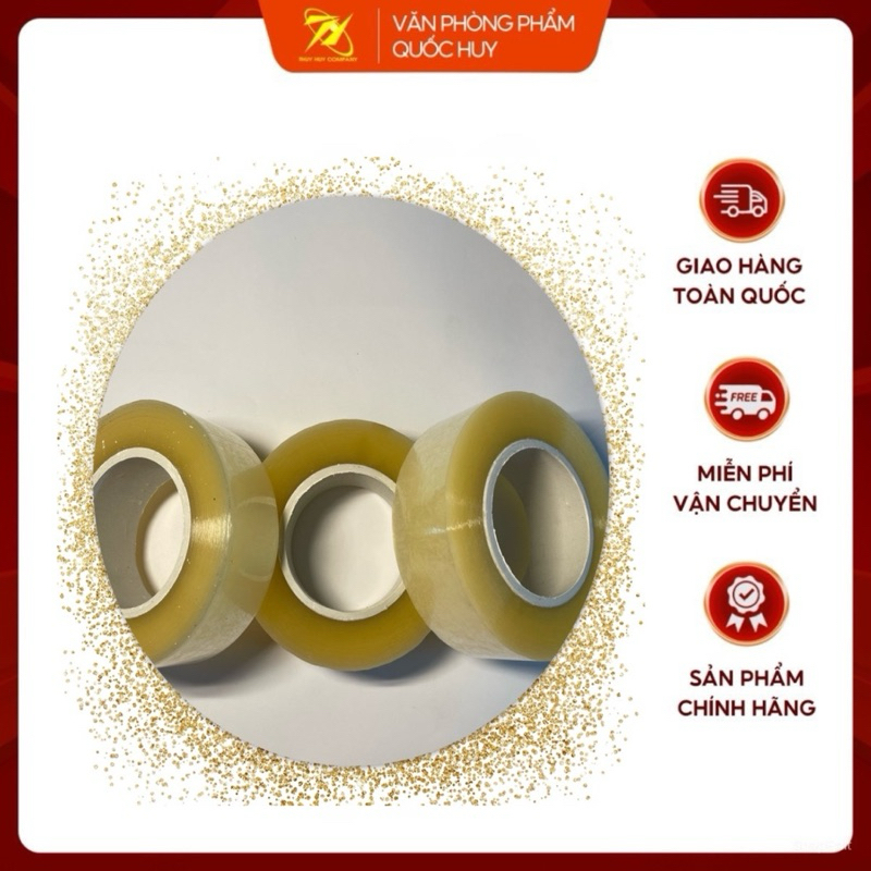 BĂNG DÍNH TRONG LÕI NHỰA, 0,4KG - VPP QUỐC HUY.