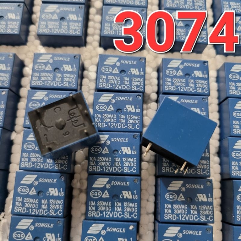 Batterie Duracel 10 Relè Mini DC 5V SONGLE SRD 5VDC SL C   Relè Di Alimentazione 5 Pin Per PCB, Pacchetto Da 10 Pezzi Relè Senza Marca - Foto 9