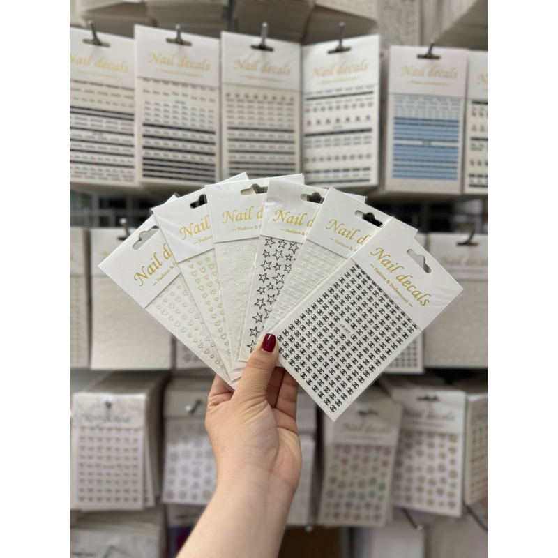Miếng Dán Sticker Nail Decals Trang Trí Móng💅💅💅 | Shopee Việt Nam