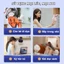 Quạt tích điện mini với 3 tốc độ quạt gió tiện lợi nhỏ gọn, Quạt tích điện đa năng có thể xoay 360 độ