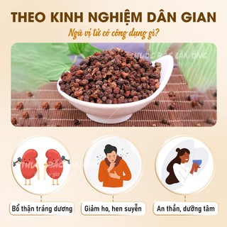 Ngũ vị tử khô 100g, hạt ngũ vị tử, sạch, không lẫn tạp chất - Lãn Ông