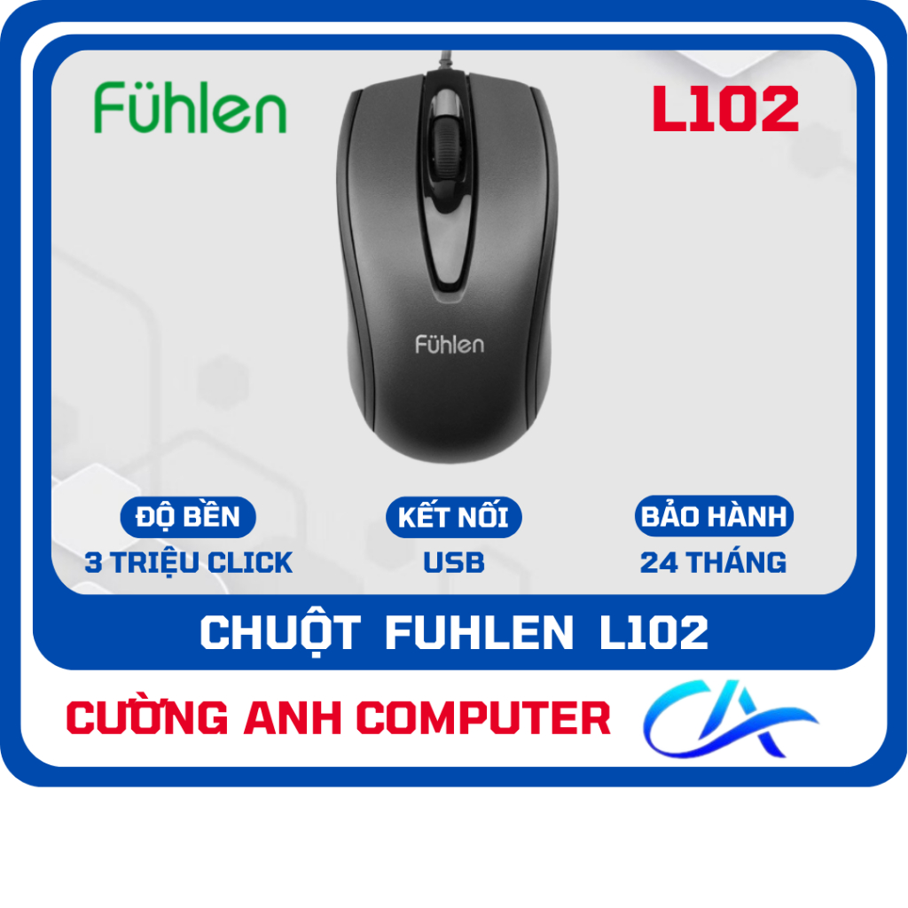 Chuột Fuhlen L102 hàng chính hãng NINZA | Shopee Việt Nam